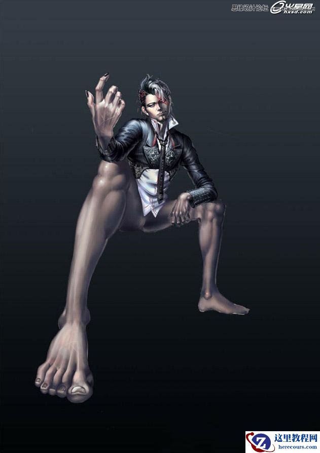 3ds Max绘制中国风的黑魔法师