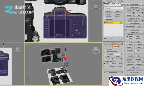 3dsmax制作数码单反照相机建模教程