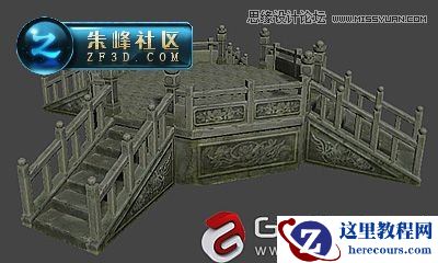  3DMAX制作仙灵岛动漫场景过程赏析