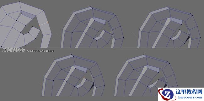 3Dmax建模教程：简单制作逼真耳朵模型