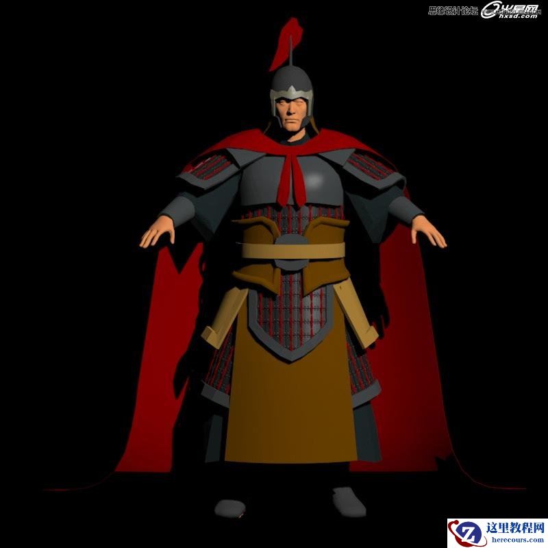 3Dmax制作3D版霸王别姬实例解析