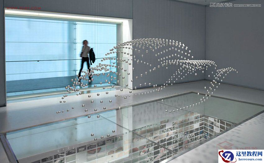 3DMAX制作悬浮球体艺术造型雕塑效果