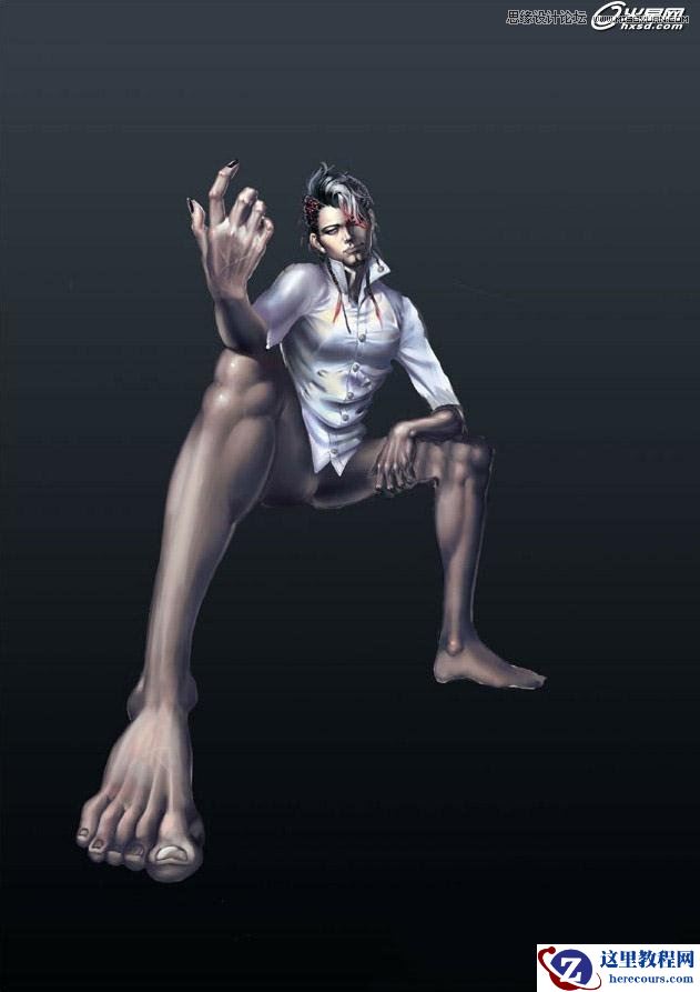 3ds Max绘制中国风的黑魔法师