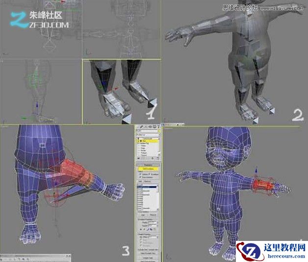3ds max制作蝴蝶宝宝建模教程