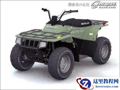 3ds Max制作四轮摩托车实例教程