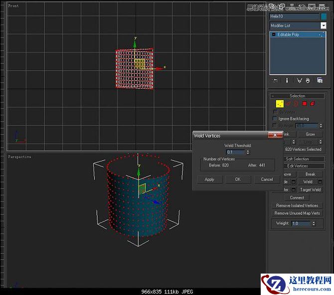 3D MAX建模教程：简单打造实用螺纹模型