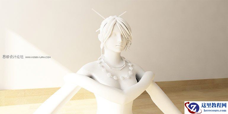 3ds Max制作一个非常漂亮的美女