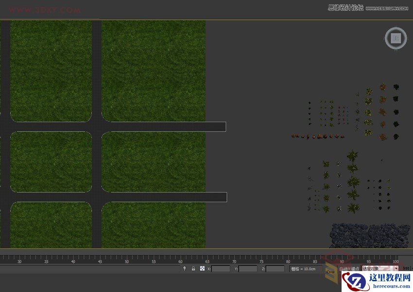 3DMAX制作逼真的石墨工具制作地形