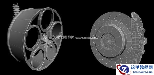 3ds MAX建模教程：制作逼真的敞篷跑车