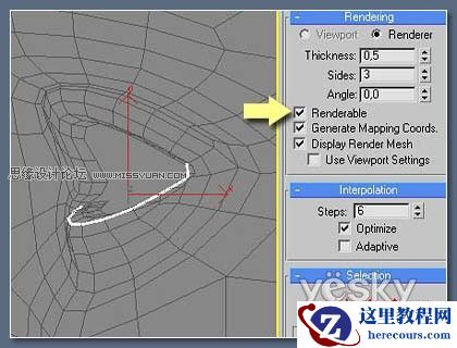 3DsMax教程:制作逼真美女眼睫毛的方法