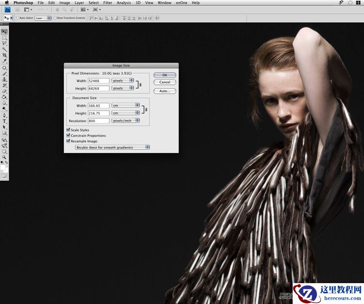 3D MAX+PS练手制作V酷风格视觉照片效果