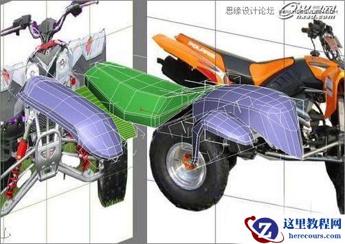 3ds Max制作四轮摩托车实例教程