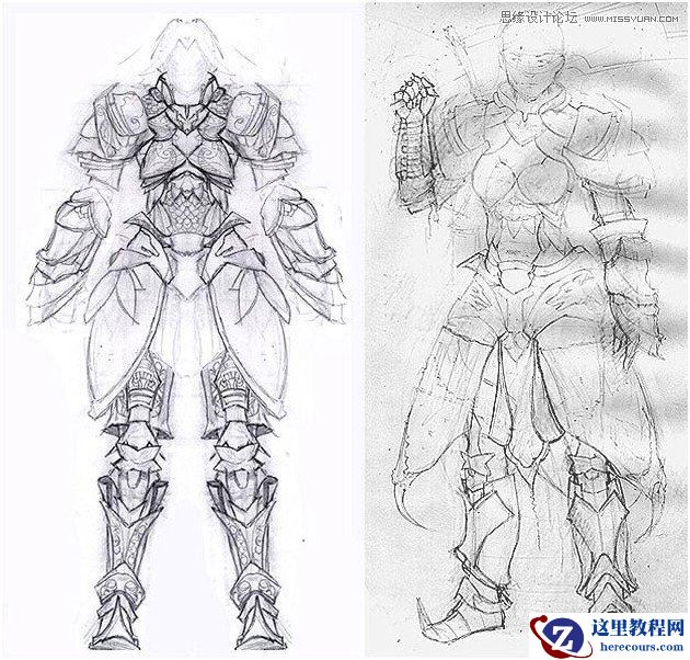 3Ds Max制作超酷龙形残绕的战士教程