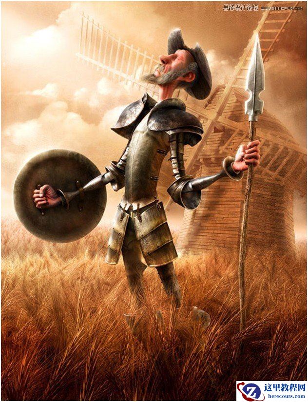 3Ds Max制作“唐吉可德”人物教程