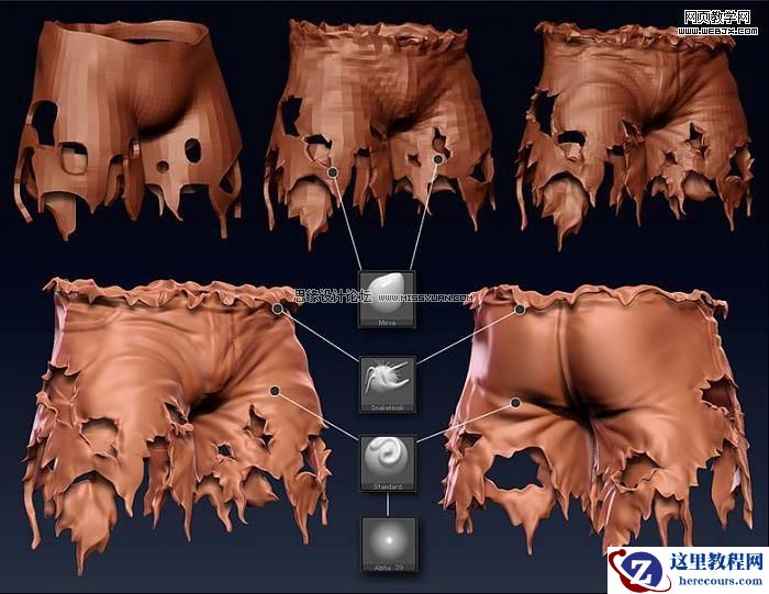 3dsmax实例教程：打造红巨人浩克