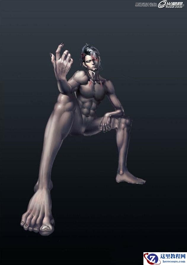 3ds Max绘制中国风的黑魔法师