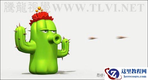 仙人掌的3DMAX NURBS建模教程