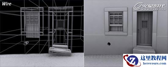 3ds Max制作都市感和陈旧感的大街景象