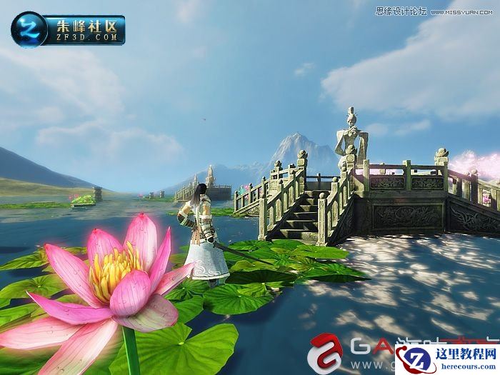  3DMAX制作仙灵岛动漫场景过程赏析