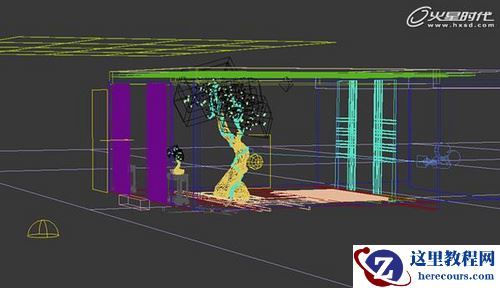 3D MAX教程：树屋室内效果图制作流程解析