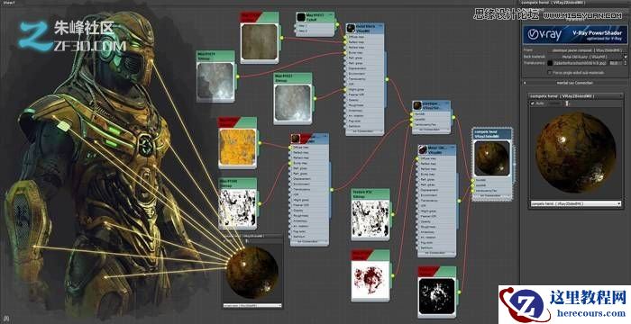 3dmax和zbrush制作格斗机器忍者教程
