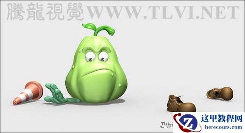 3Ds Max教程：解析窝瓜的面片建模教程