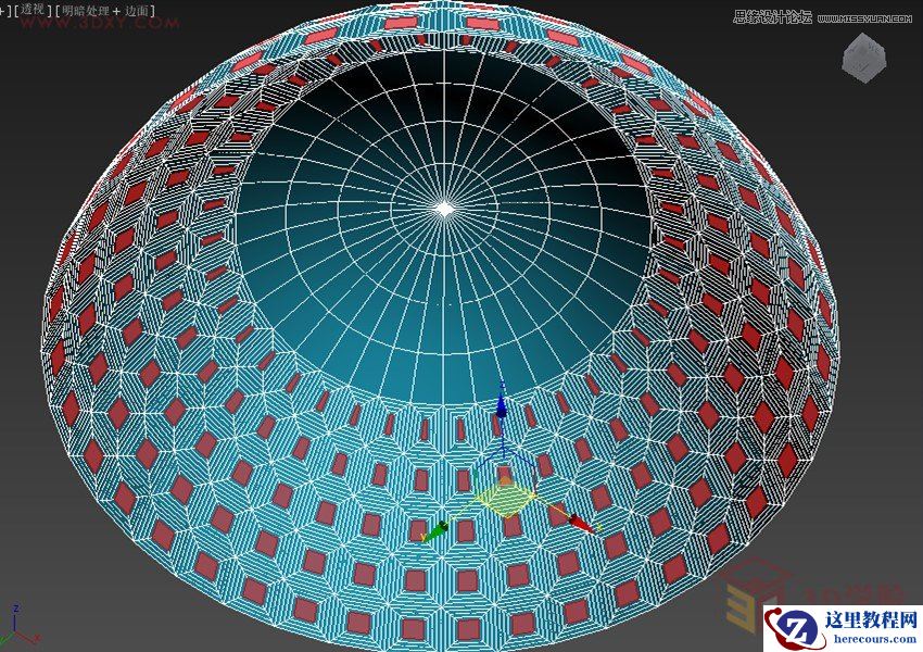 3ds Max给罗马万神殿穹顶建模教程