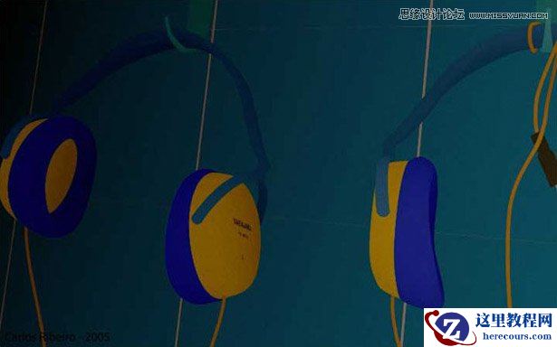 3DSMAX制作逼真的电脑耳机教程