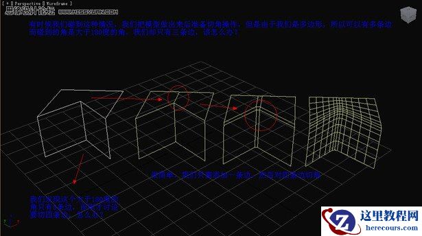 3D Max基础教程：多边形圆滑简单操作技巧
