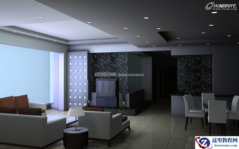 3ds Max默认渲染器灯光技巧