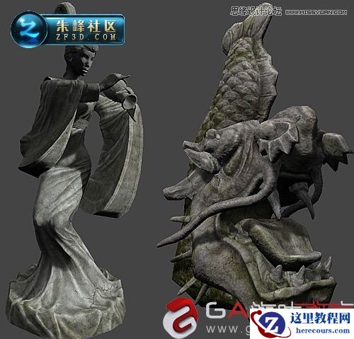  3DMAX制作仙灵岛动漫场景过程赏析