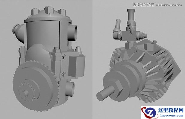 3DMAX制作超酷的外星机器人