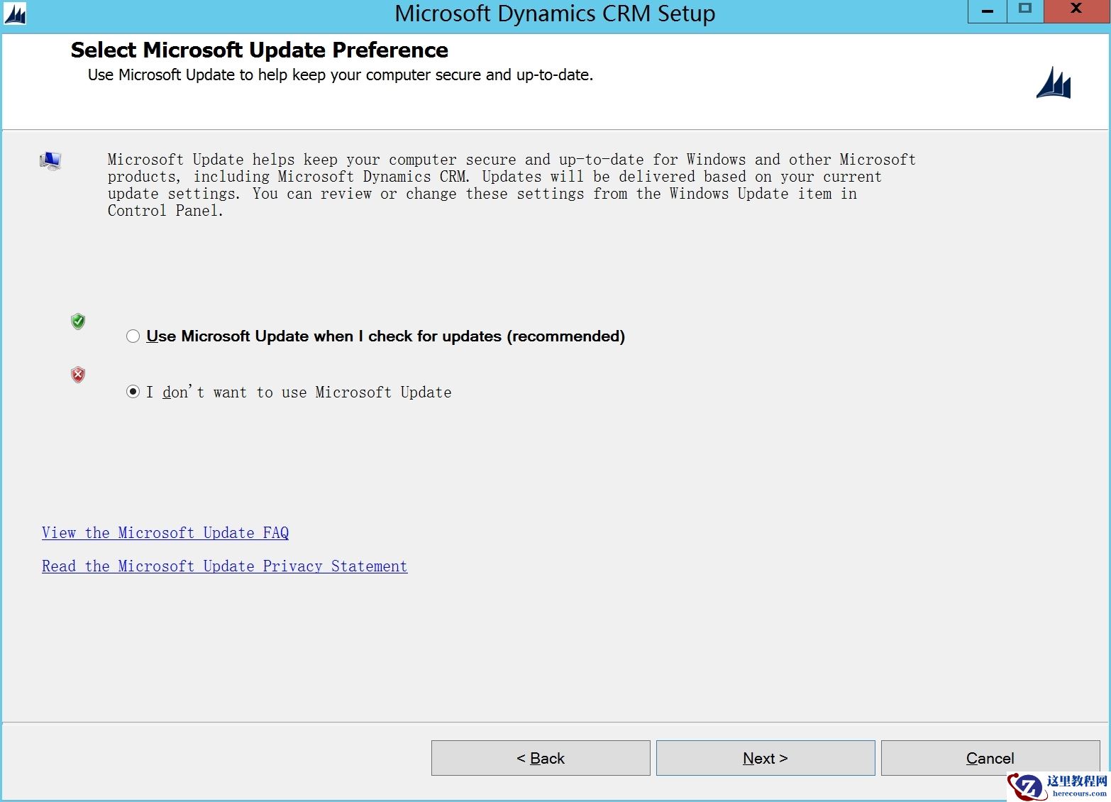 部署Microsoft Dynamics CRM 2016