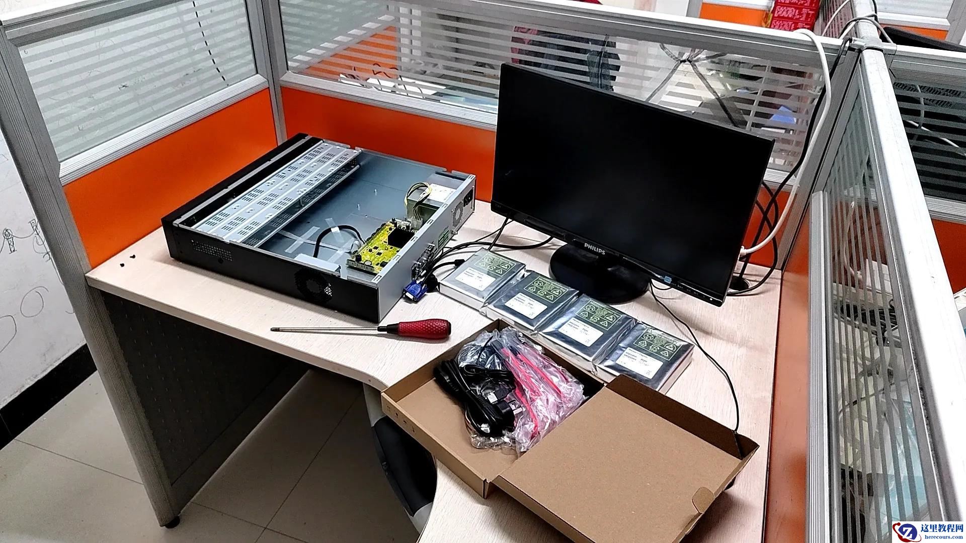 监控录像硬盘安装，录像硬盘格式化教程（监控录像机安装调试）