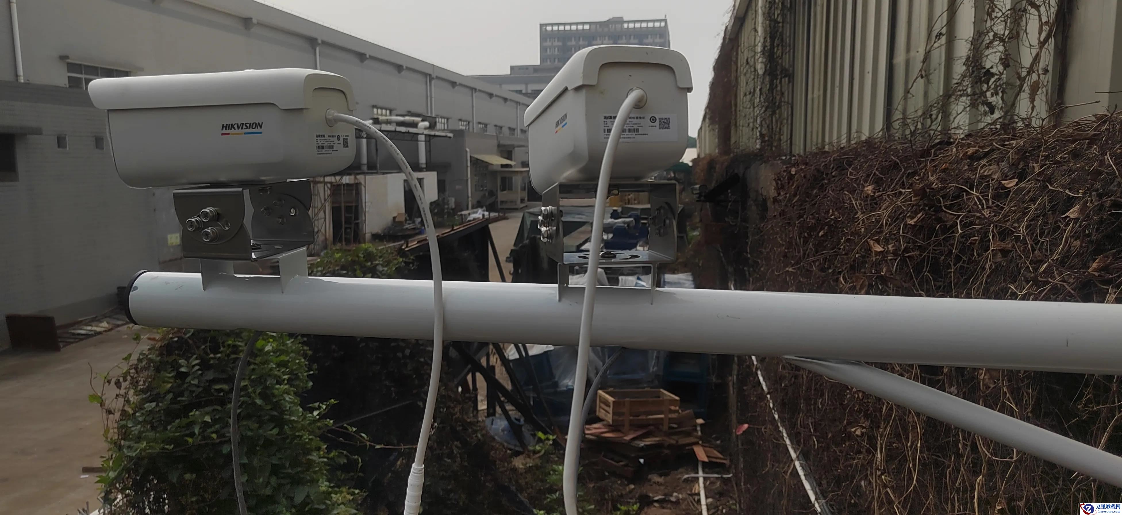 手把手教你零基础教学围墙监控摄像头安装方法图解教程