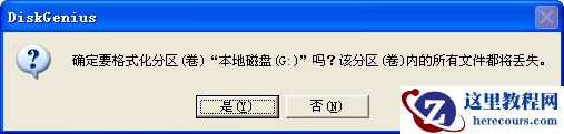 diskgenius,格式化分区,格式化