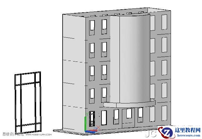 AutoCAD 2011教程:曲面命令创建楼房