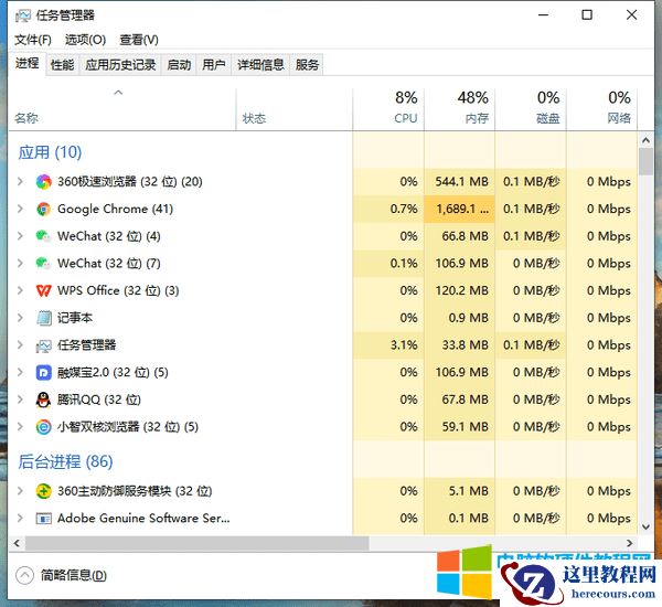 电脑打开任务管理器的方法有哪几种(打开任务管理器的快捷键)