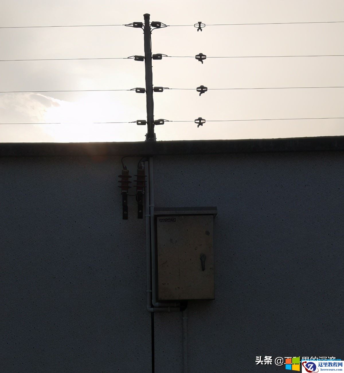 电子围栏防盗报警系统安装细节