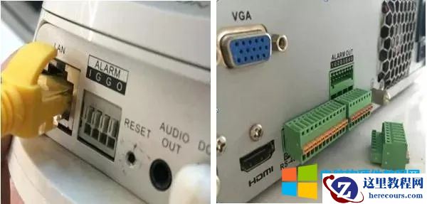 海康威视探测器连接录像机接线及配置方法图解详细教程4