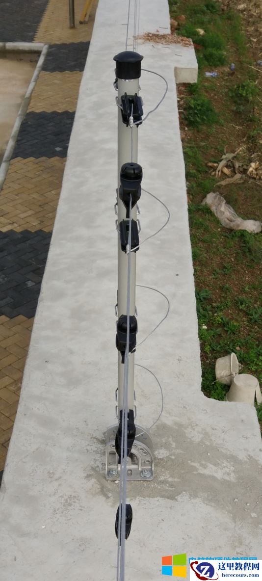 电子围栏防盗报警系统安装细节