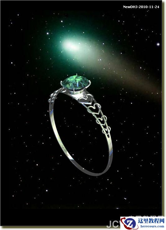 AutoCAD建模教程：绘制八心八箭的钻石