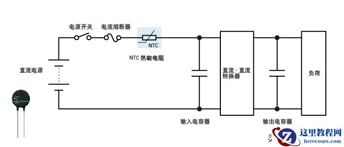 如何使用浪涌电流限制器NTC