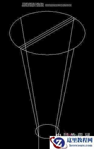 AutoCAD教程：一字形和十字形螺丝刀头的画法