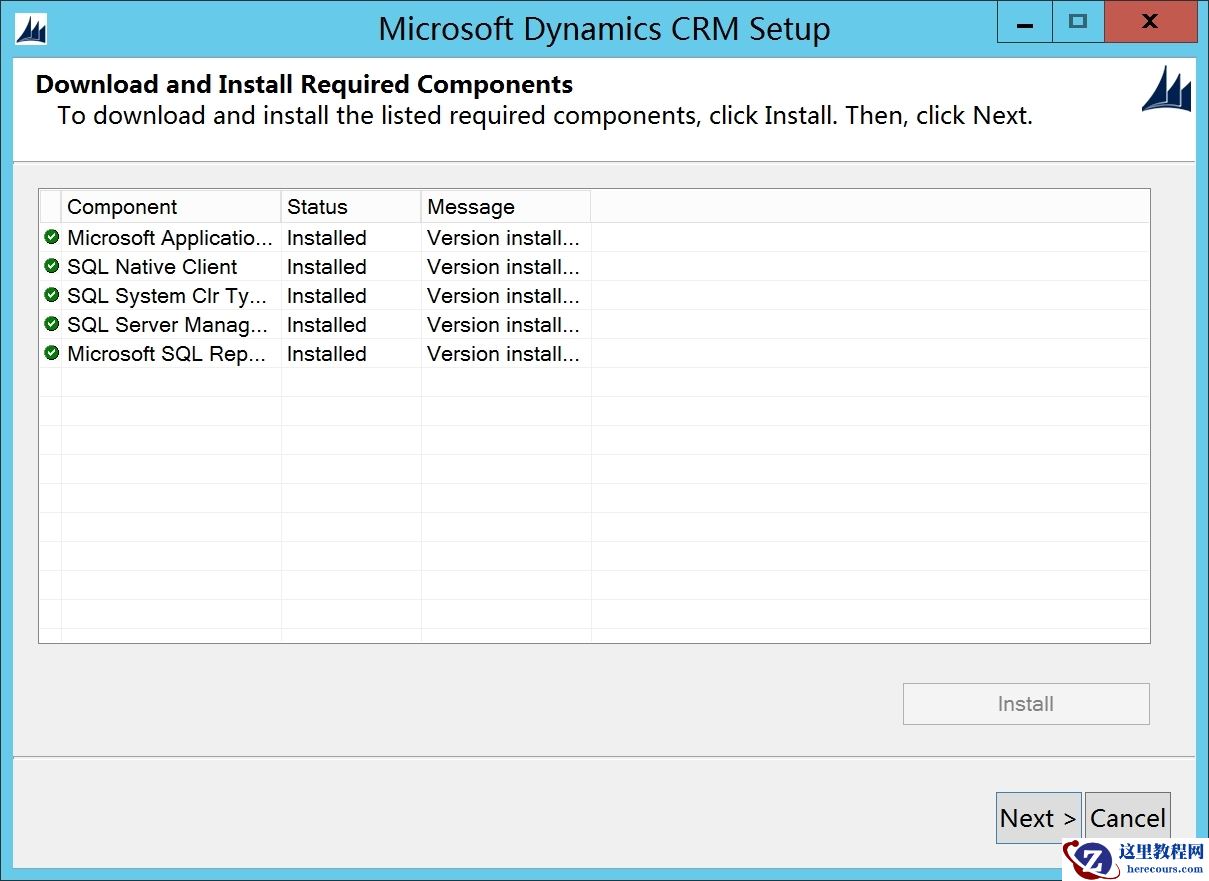 部署Microsoft Dynamics CRM 2016