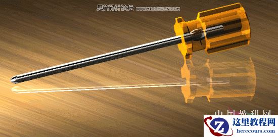 AutoCAD教程：一字形和十字形螺丝刀头的画法