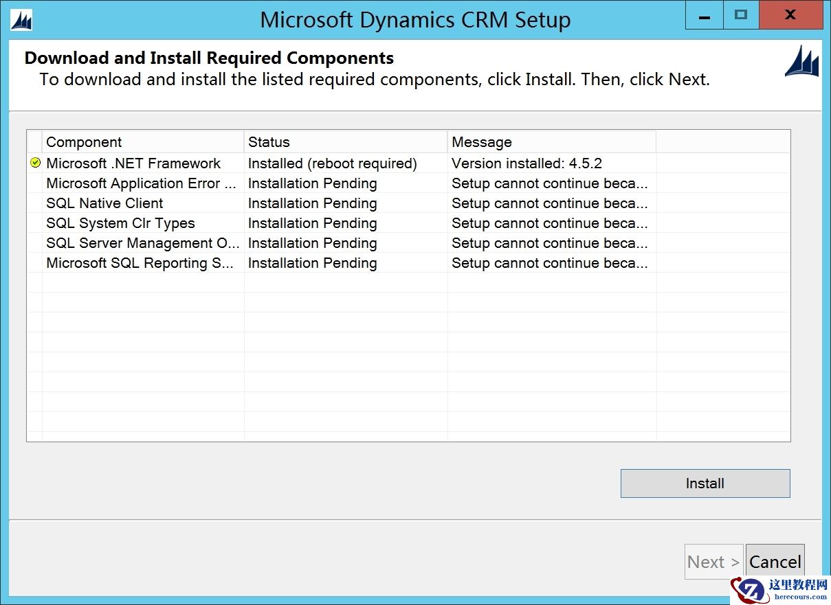 部署Microsoft Dynamics CRM 2016