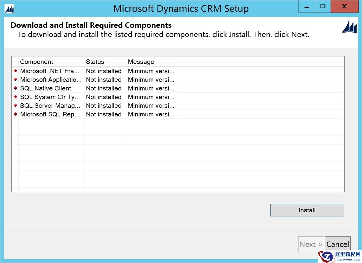 部署Microsoft Dynamics CRM 2016