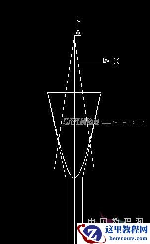 AutoCAD教程：一字形和十字形螺丝刀头的画法