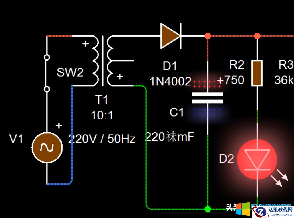 亲手自制家用应急灯的工作原理